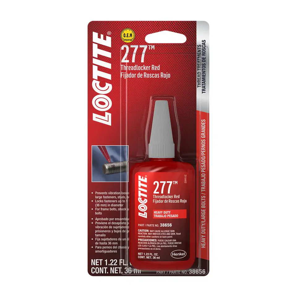 Loctite 277 Trabador de Roscas Alta Resistencia (grandes diámetros) 50 ml 1