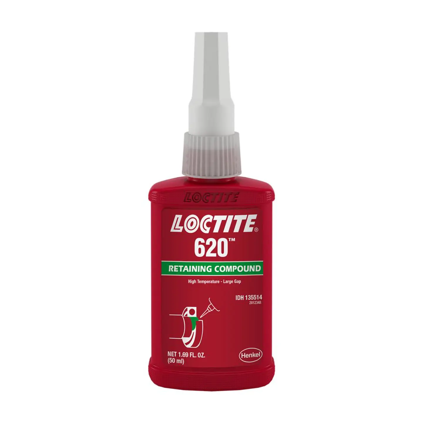 Loctite 620 Fijador de Piezas Cilíndricas Alta Temperatura 50 ml 1