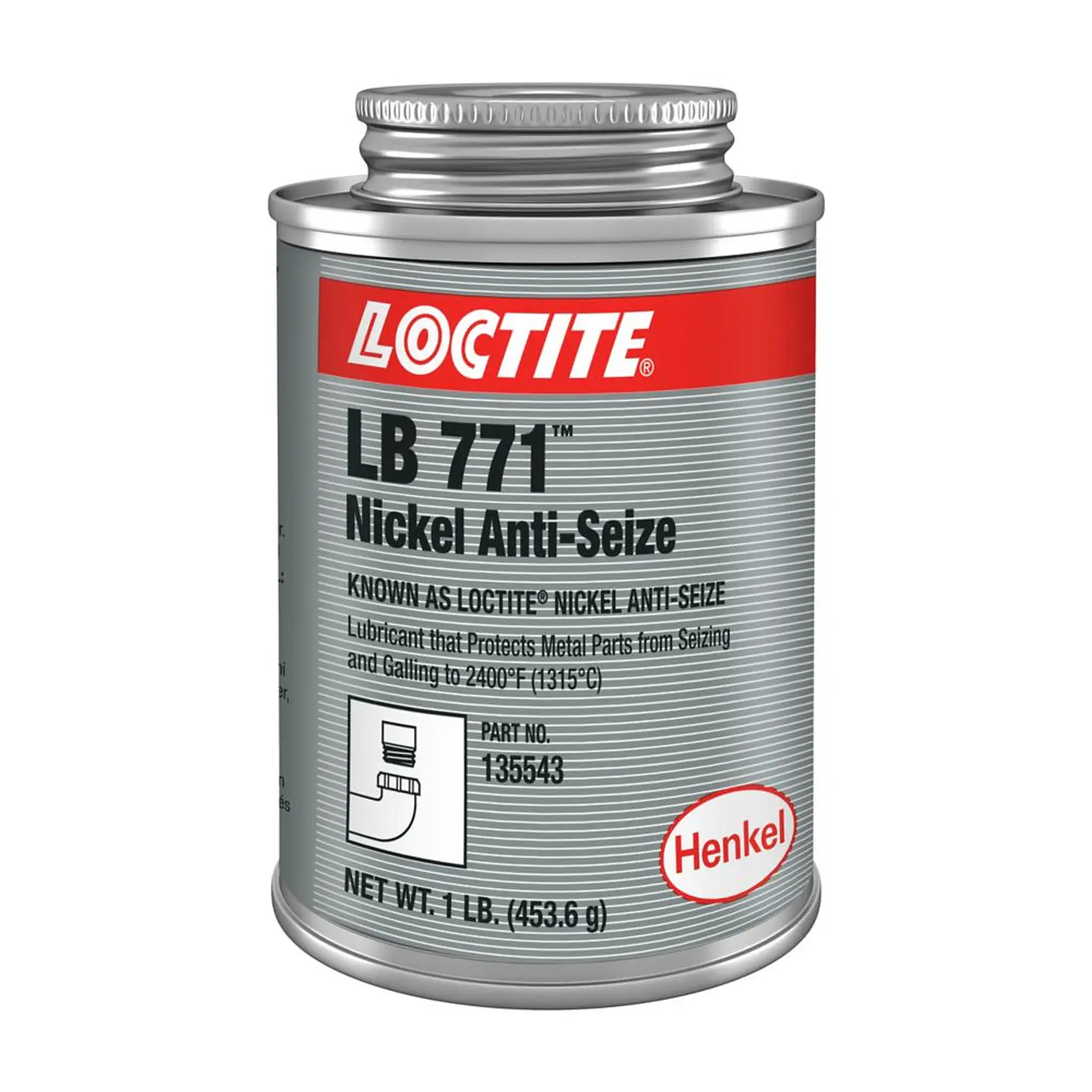 Loctite LB 771 Antiagarrotante Grado Níquel Alta Temperatura 454 g 1
