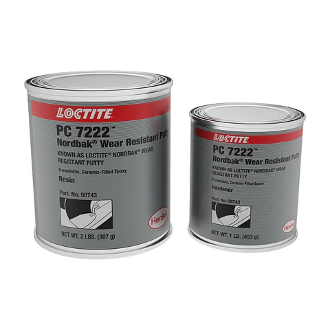 Loctite PC 7222 Masilla Resistente al Desgaste Kit 1,36 kg
