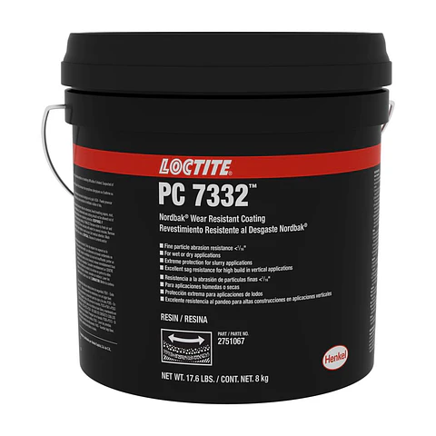 Loctite PC 7332 Recubrimiento Cerámico Antidesgaste Kit 10 kg