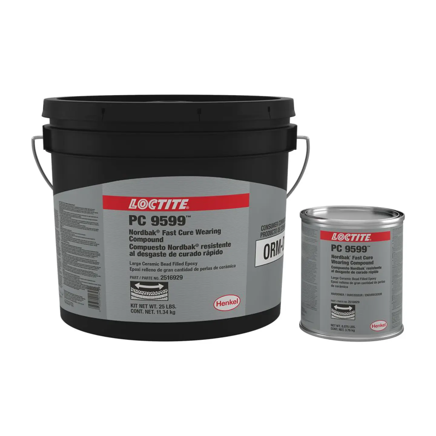 Loctite PC 9599 Compuesto Antidesgaste Grano Grueso Curado Rápido 2,73 kg 1