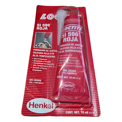 Loctite Silicona RTV Roja Alta Temperatura 70 ml