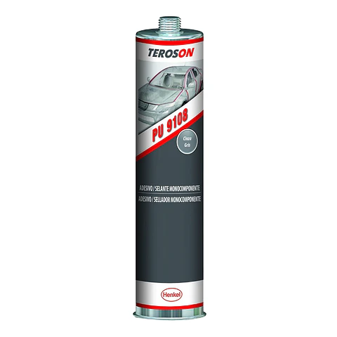 Teroson PU 9108 Sellador Poliuretano para Carrocería Gris 280 ml
