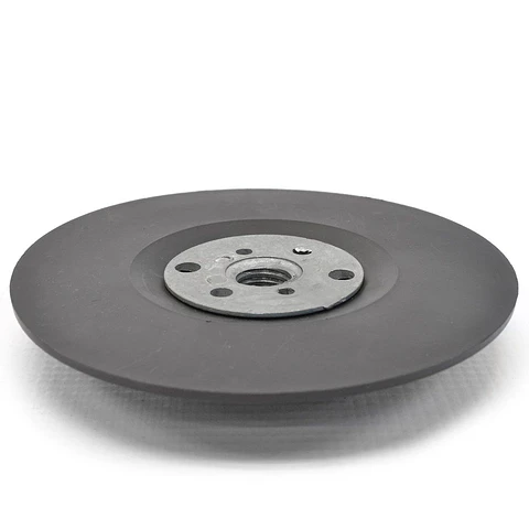 Soporte de Goma 4.5" M14 para Discos de Fibra y Bonetes Cordón Isesa