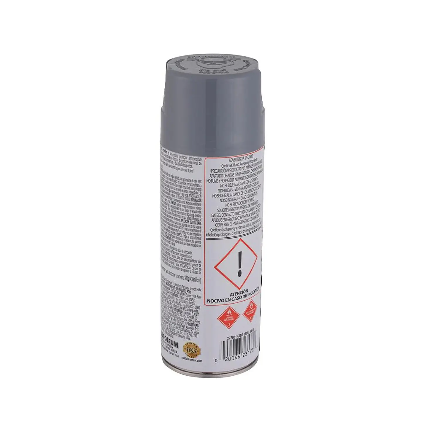 Pintura en Spray Metal Protection Anticorrosivo Gris Humo Brillante 340 g Rust-Oleum 2