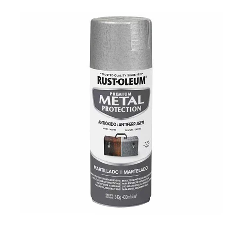 Esmalte en Spray Metal Protection Plata Martillado 340 g Rust-Oleum