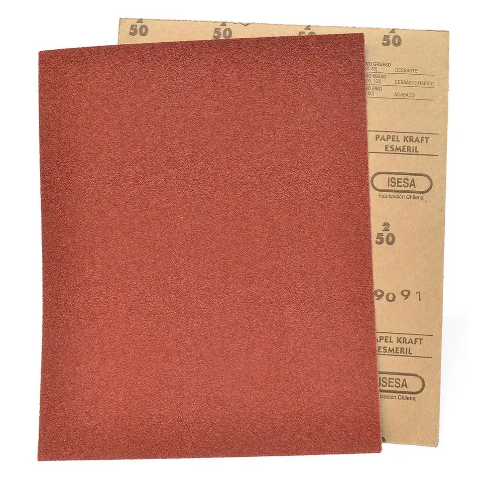 Lija Papel Kraft - Madera - Grano 50 - Isesa 2