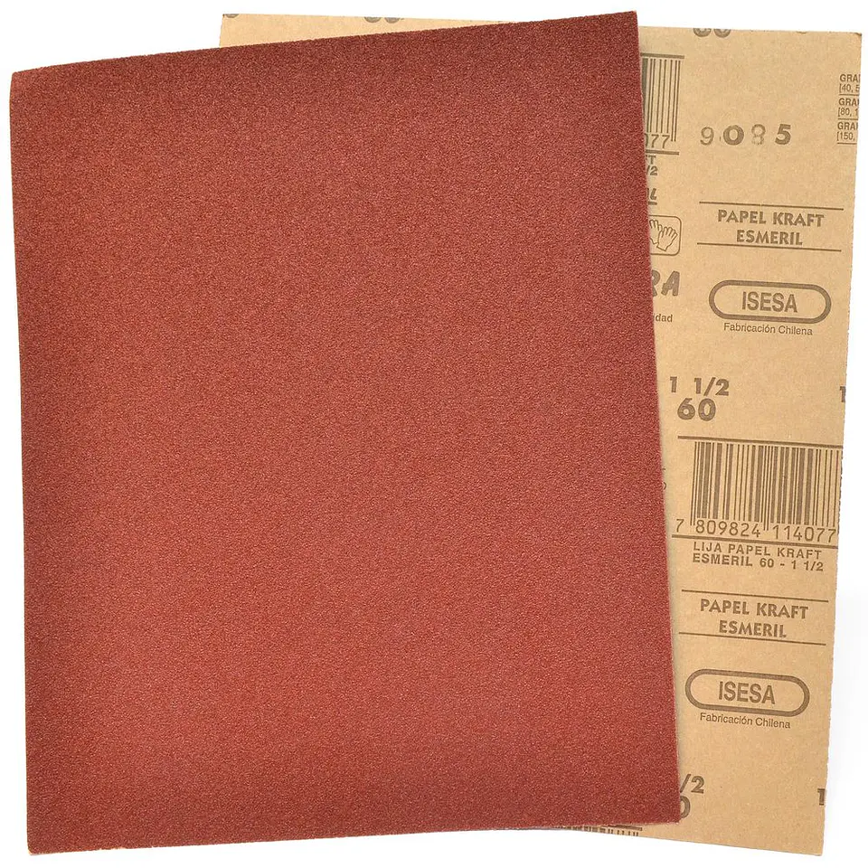 Lija Papel Kraft - Madera - Grano 60 - Isesa 1