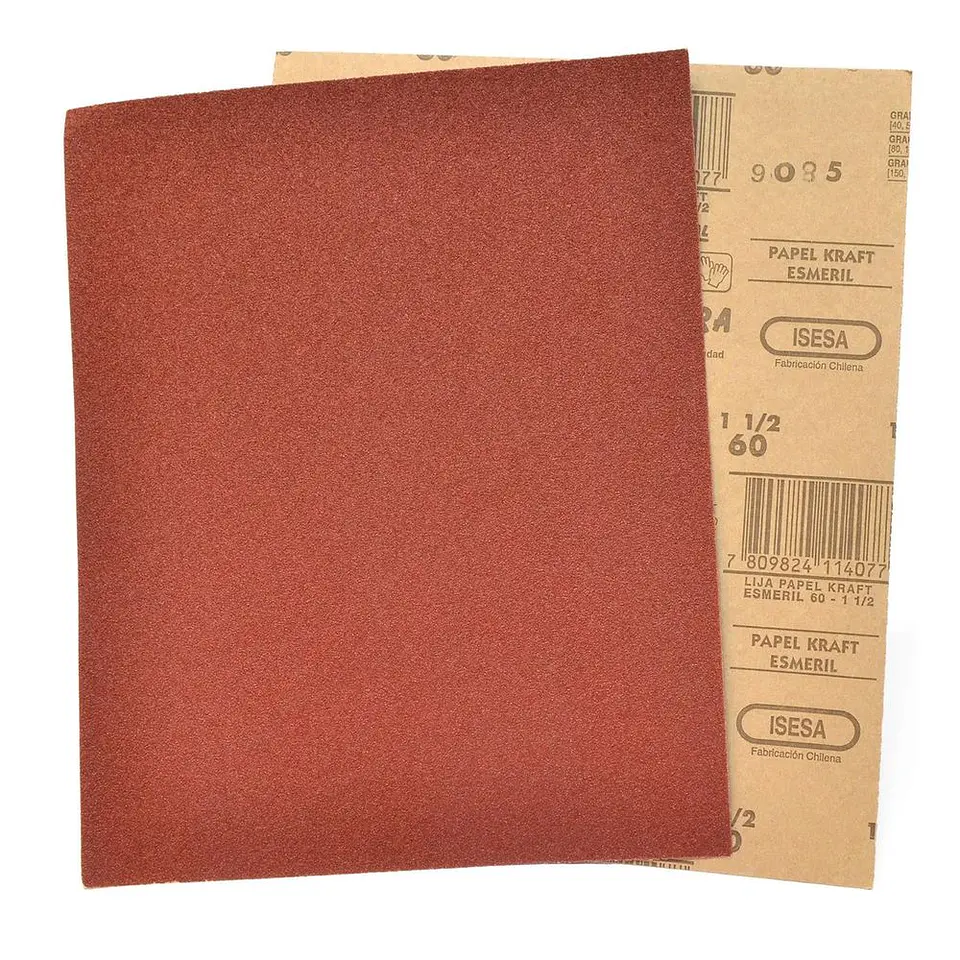 Lija Papel Kraft - Madera - Grano 60 - Isesa 2