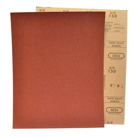 Lija Papel Kraft - Madera - Grano 150 - Isesa