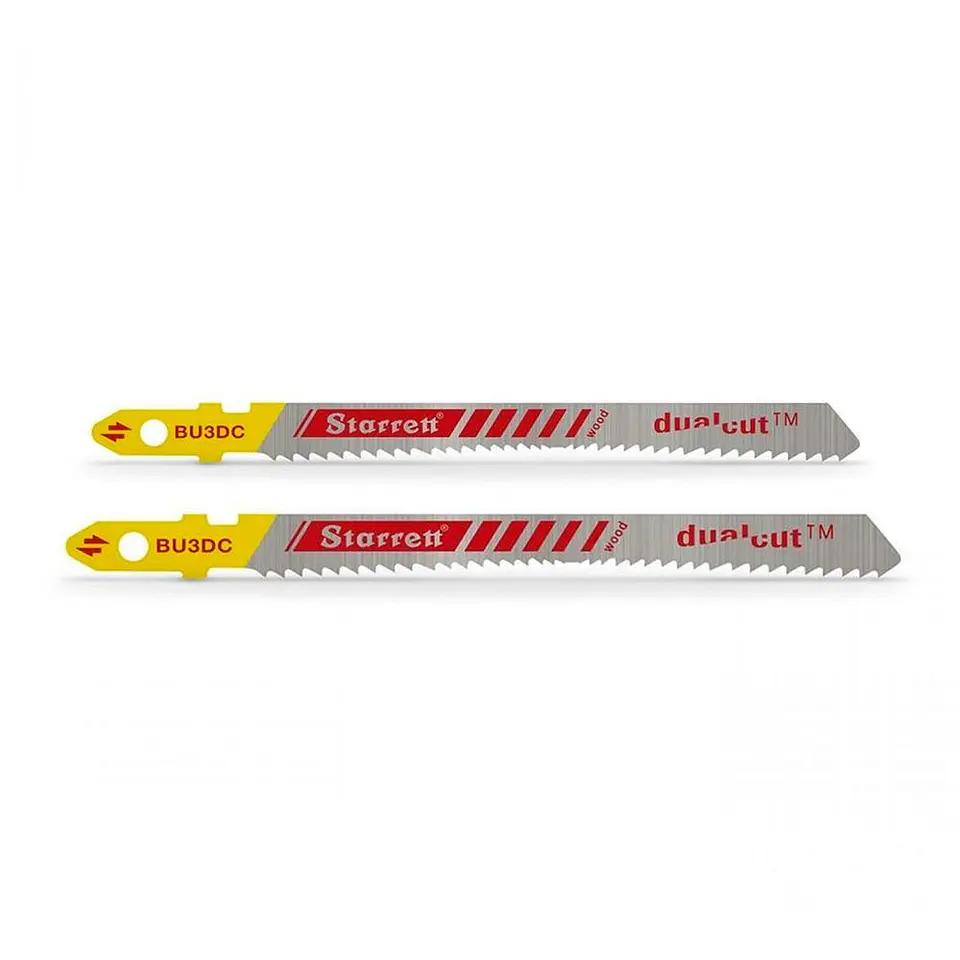 Set 2 Sierras Caladoras Bimetal 75x7.5mm - Dual Cut - Madera - Starrett 1