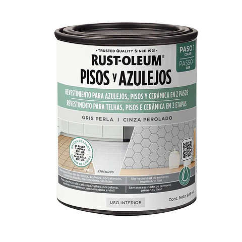 Protector para Pisos y Azulejos Gris Perla 946 ml Rust-Oleum