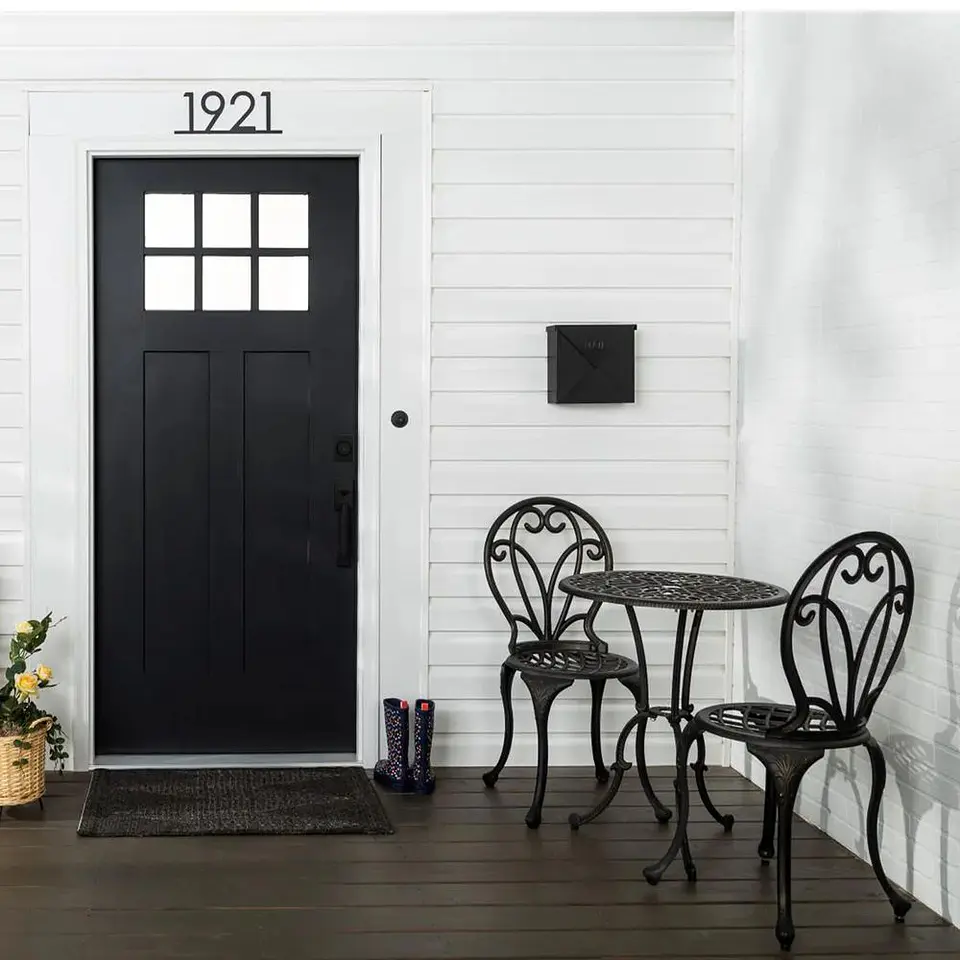 Pinturas para Puertas Interior y Exterior Negro Satinado 946 ml Rust-Oleum 3