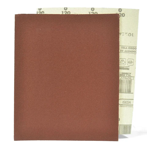 Lija Tela Oxido Aluminio - Metal - Grano 120 - Isesa