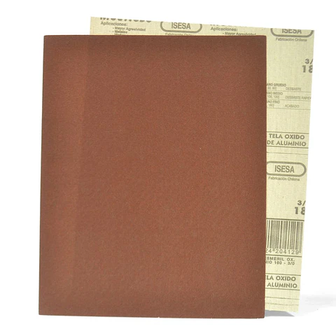 Lija Tela Oxido Aluminio - Metal - Grano 180 - Isesa