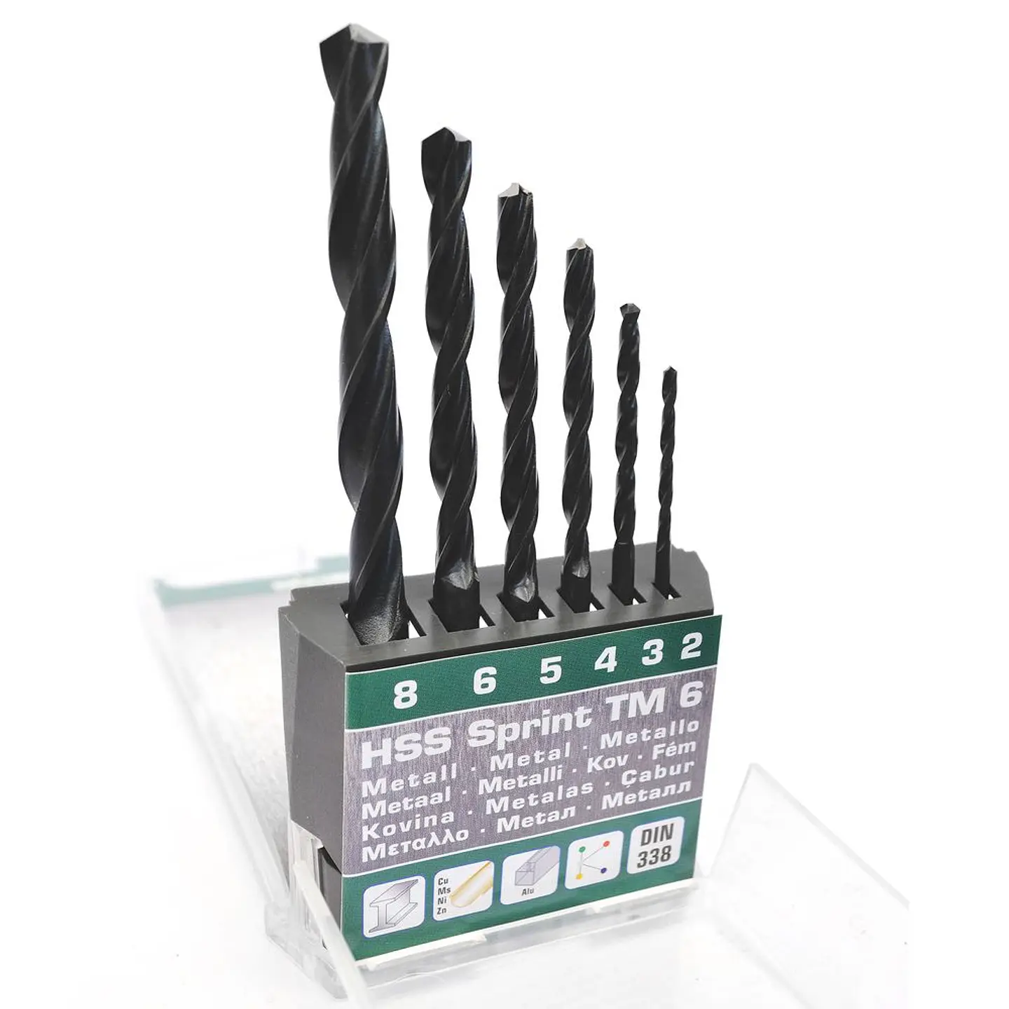 Set Brocas 6 Metal HSS Sprint TM6 Alpen 3