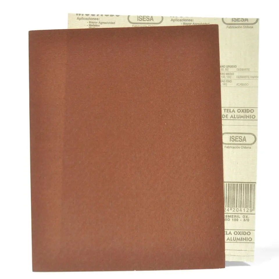 Lija Tela Oxido Aluminio - Metal - Grano 220 - Isesa 2