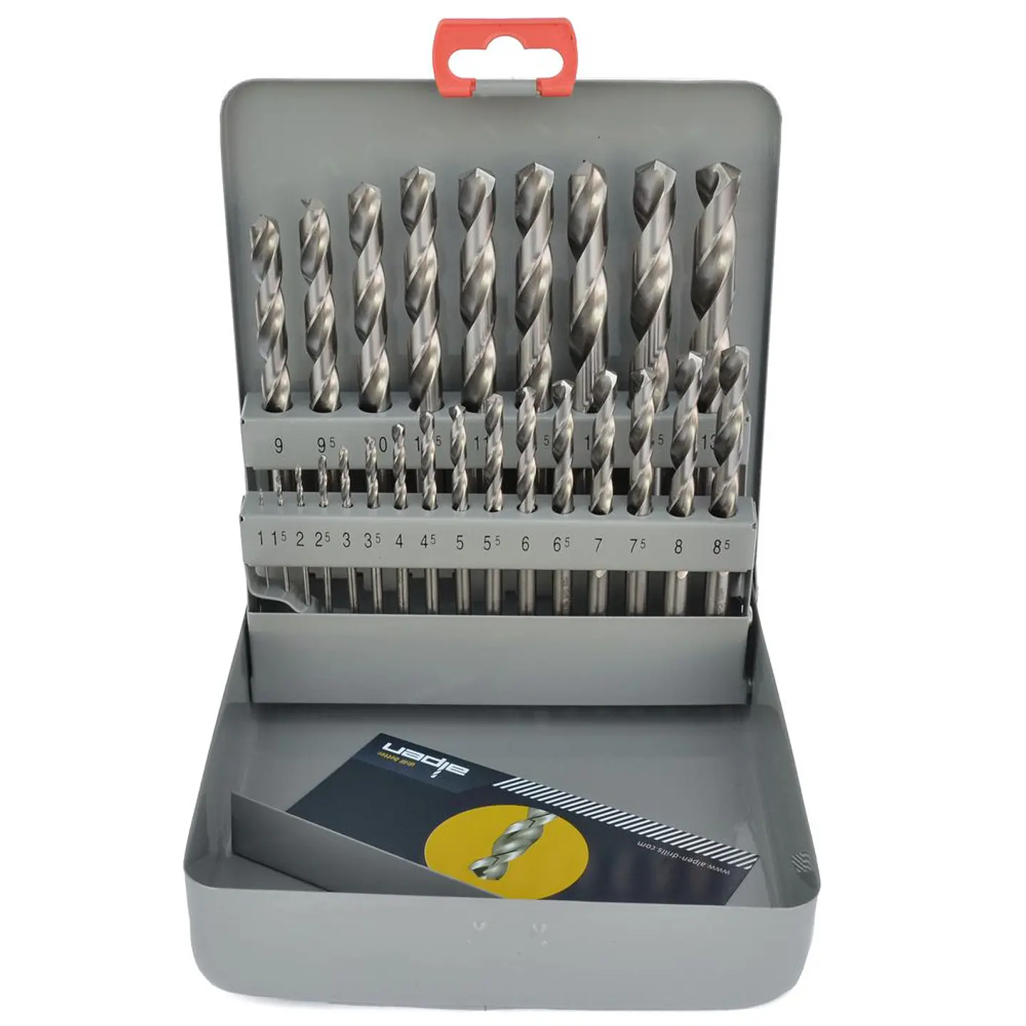 Set Brocas 25 Inoxidable HSS Cobalt KM25 Alpen 1