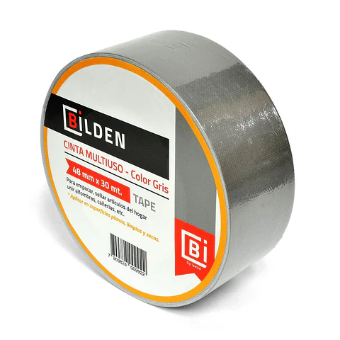 Cinta Duct-Tape Multiuso Gris 48mm (30 metros) - Bilden