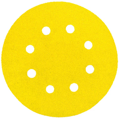 Disco Lija 5" Grano 60 (Velcro) - 8 Perf. - Madera - Siarexx