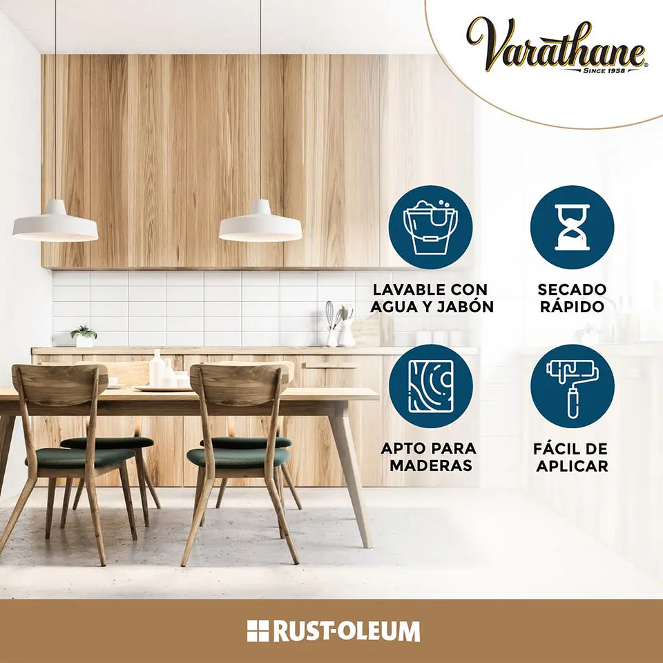 Tinte para Madera Kona 946 ml Varathane Rust-Oleum 4