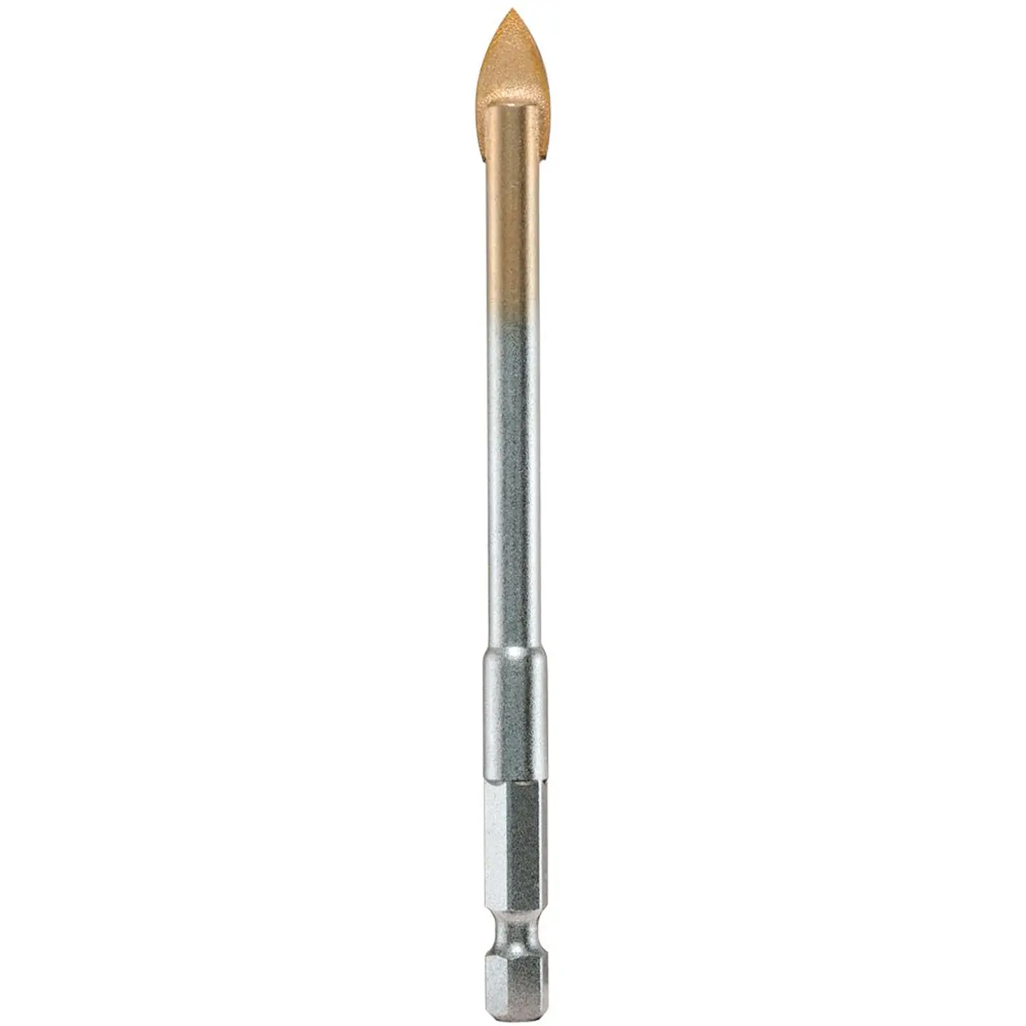 Broca para Vidrio 8 mm Largo 110 mm Hexagonal 1/4'' Profi Glas Alpen 1