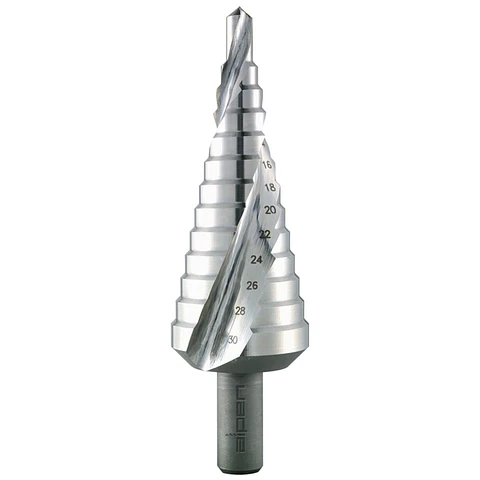 Broca Escalonada para Metal 6 A 37 mm 8 mm HSS Alpen