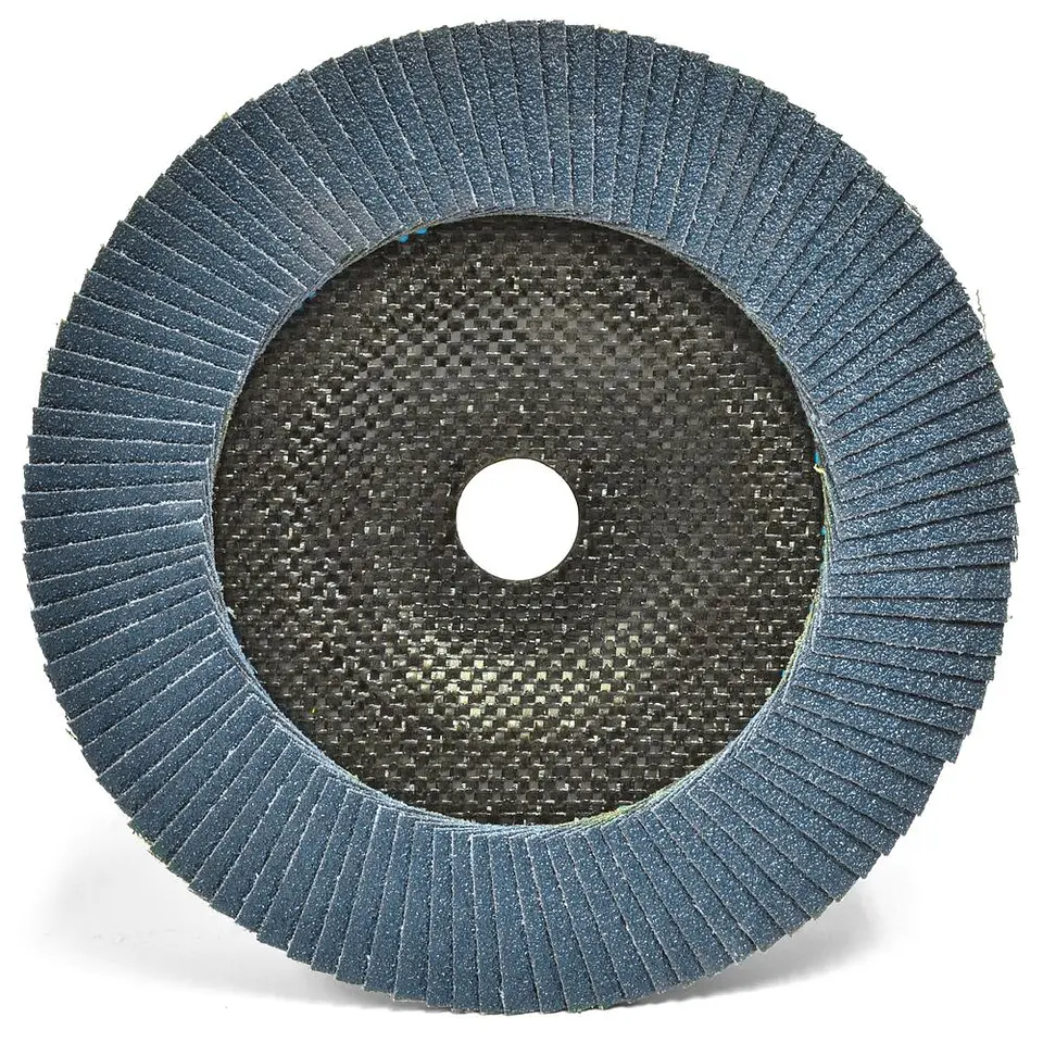 Disco Flap Laminado - Acero Inox. - 7'' - Grano 120 - Poliflex 2