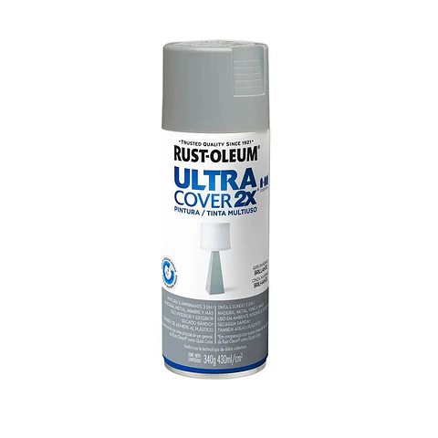 Pintura en Spray Ultra Cover 2X Multiuso Gris Invierno Brillante 340 g Rust-Oleum