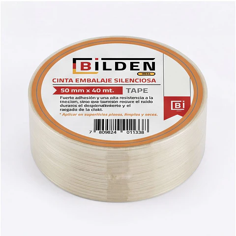 Cinta Embalaje Silenciosa 50mm x 40m - Bilden