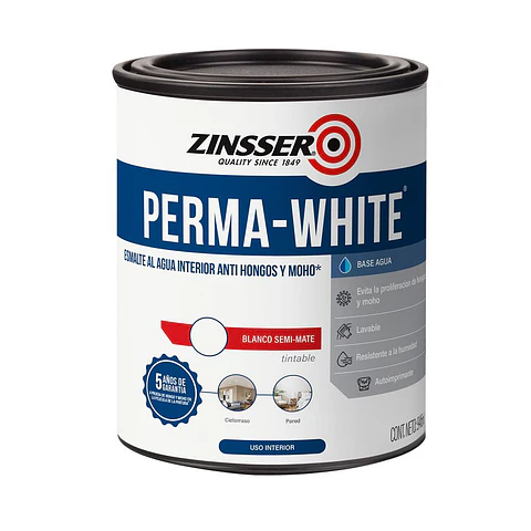 Pintura Interior Blanco Semi Mate 946 ml Zinsser Rust-Oleum