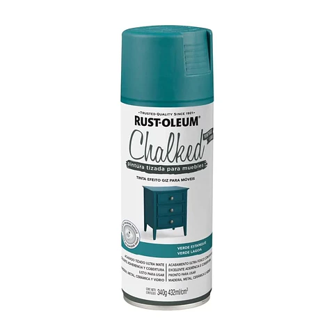 Pintura en Spray Chalked Tizada Verde Estanque Ultra Mate 340 g Rust-Oleum