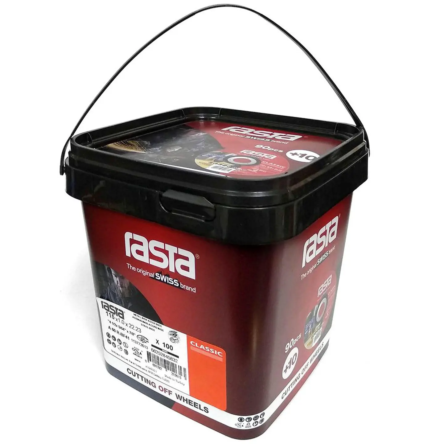 Caja 100 Discos de Corte para Metal Classic 4 1/2