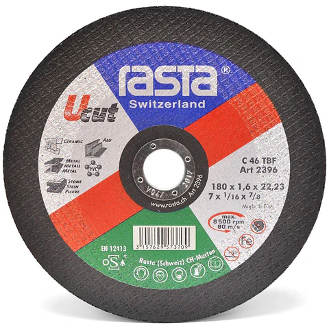 Disco de Corte Multimaterial UCUT 7" 180 x 1.6 x 22 mm Rasta