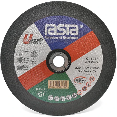 Disco de Corte Multimaterial UCUT 9" 230 x 1.9 x 22 mm Rasta