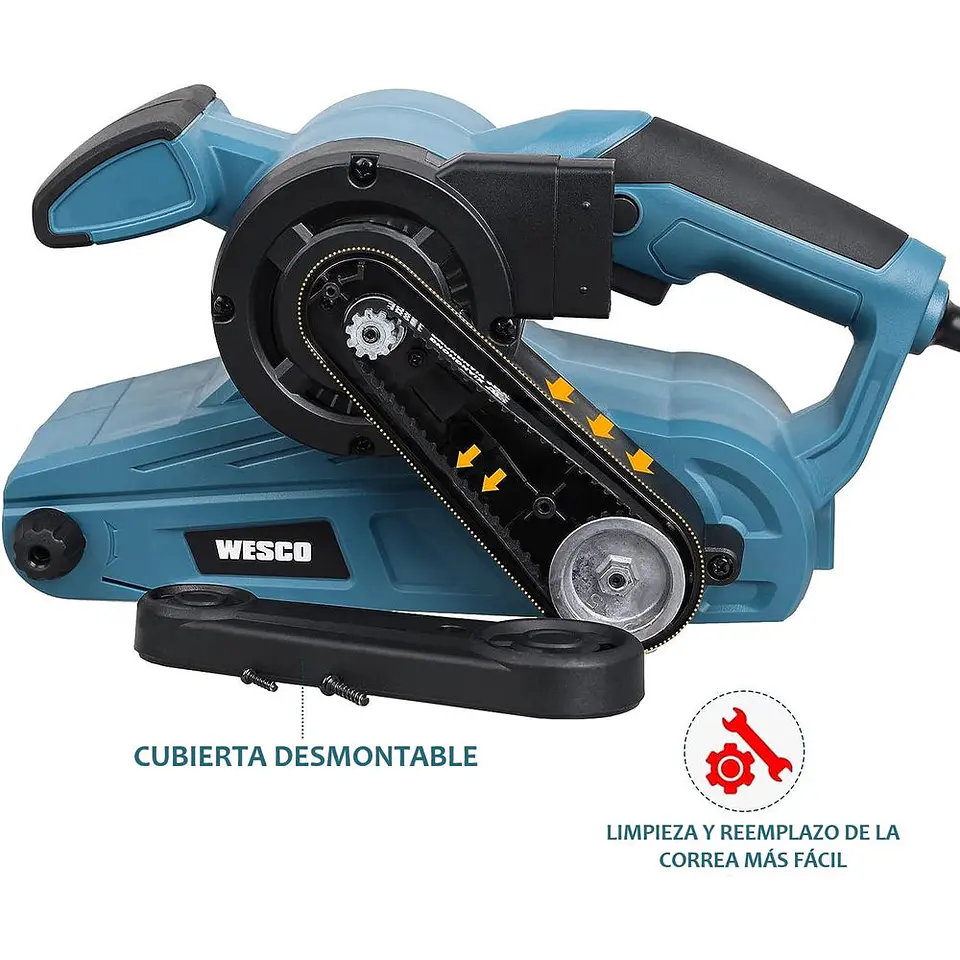 Lijadora de Banda 920W 75x533 mm WS4366 Wesco 3