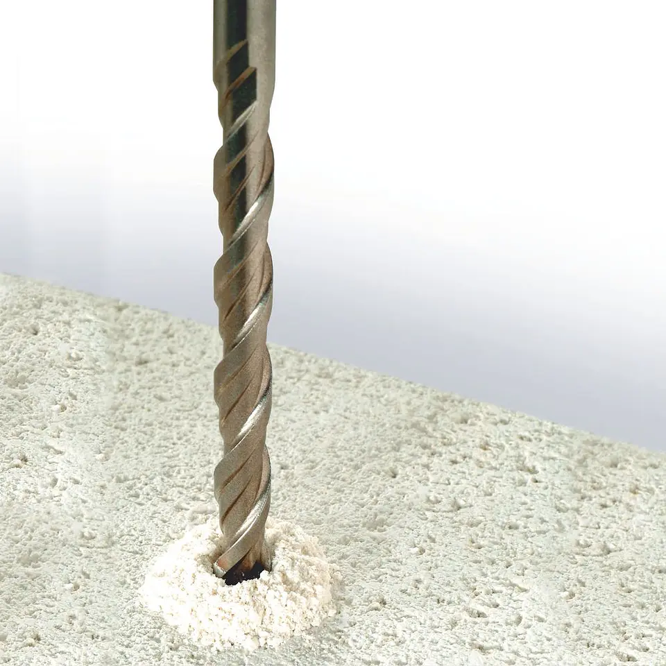 Broca para Concreto 6 mm Largo 210 mm SDS Plus F4 Forte Alpen 3