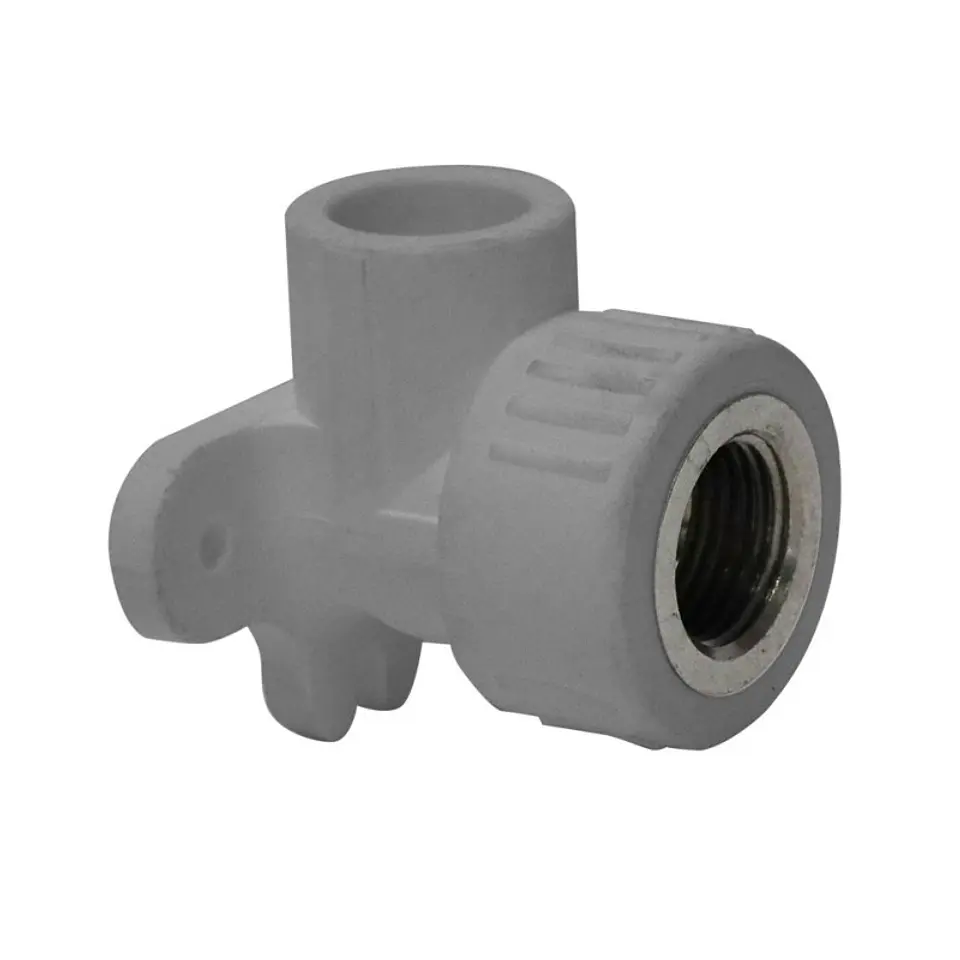 Codo PP-RCT Beta® Hoffens 90° C/soporte 25 x 1/2 HI 1