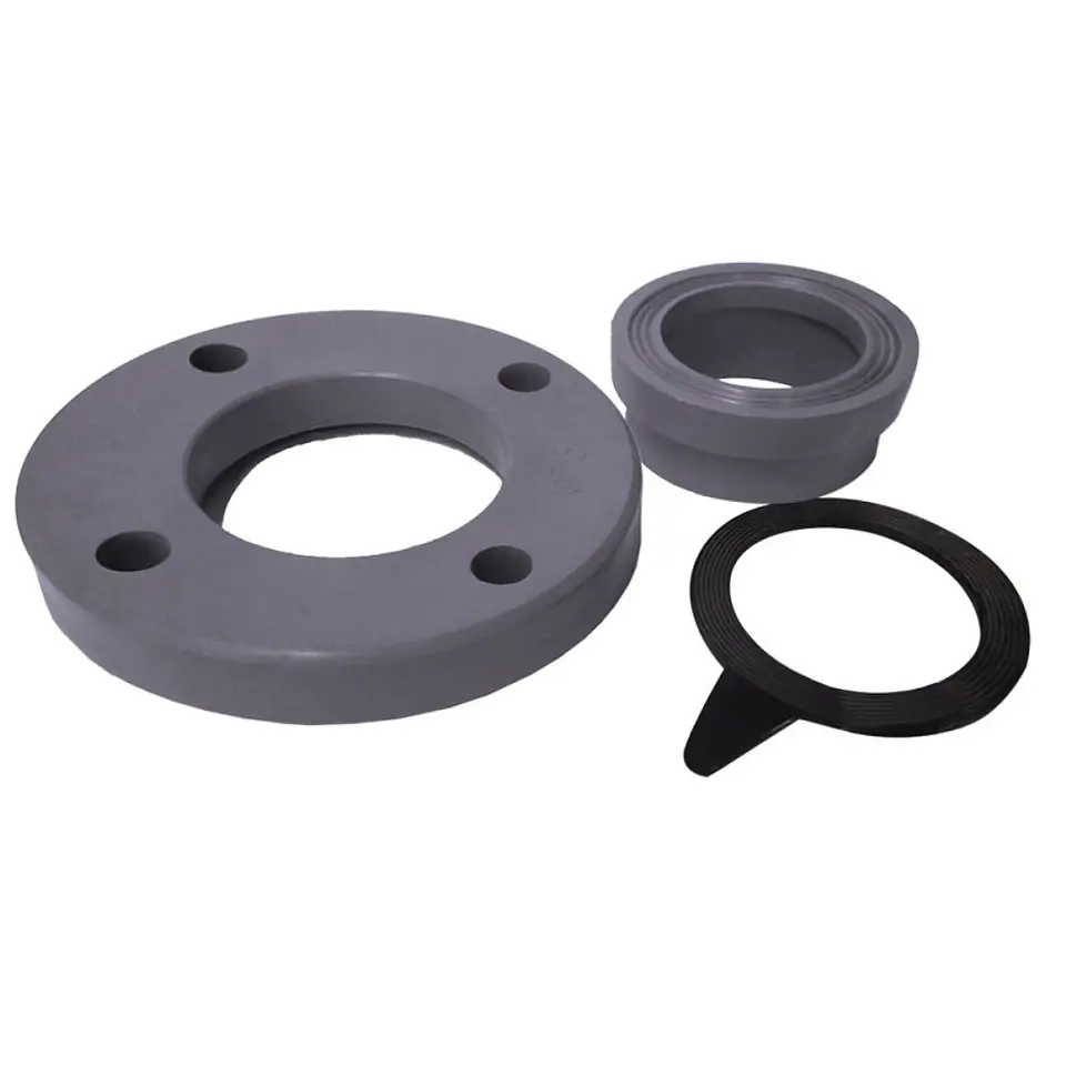 Flange + Brida PP-RCT Beta® Hoffens 90 y Empaquetadura 1