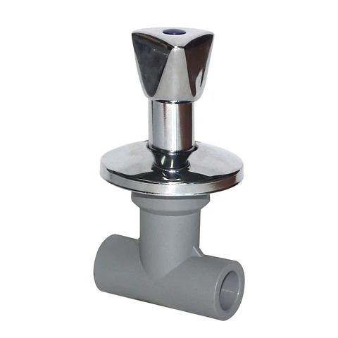 Llave de Paso PP-RCT Beta® Hoffens Manilla Cromada Larga 25 mm