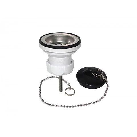 Desague Lavatorio 1,1/4" con Tapon y Cadena Hoffens