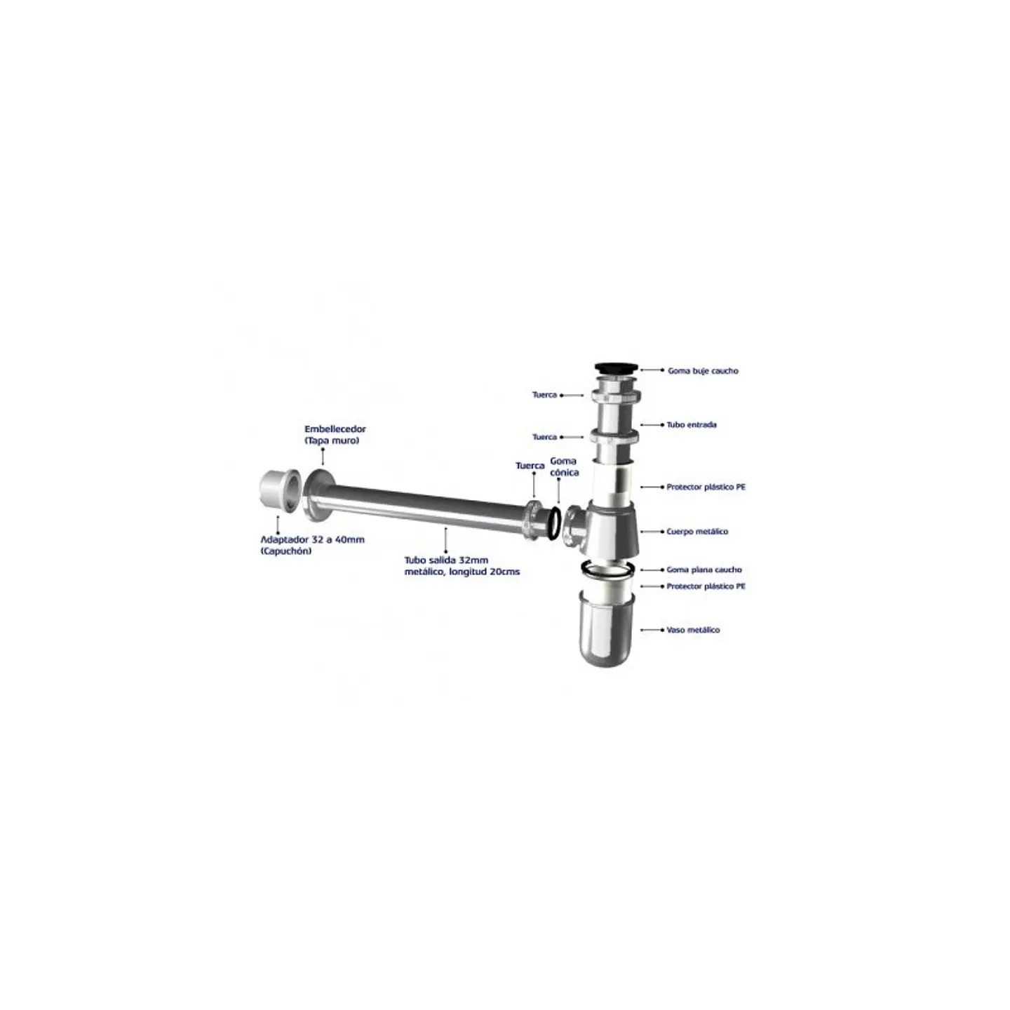 Salida Curva Standard 1,1/2
