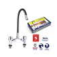 Combinación Lavaplatos Cuello Flexible 50 Cms. Quality Latón Certificado Hoffens - Miniatura 3