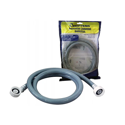 Manguera Lavadora Universal Hi-hi 3/4" x 3/4" 1,5 mts. Hoffens