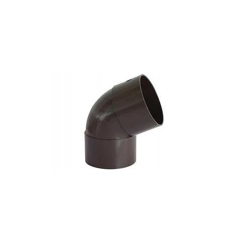 B75 Codo Canaleta H-h Marrón 75 mm x 65° Hoffens