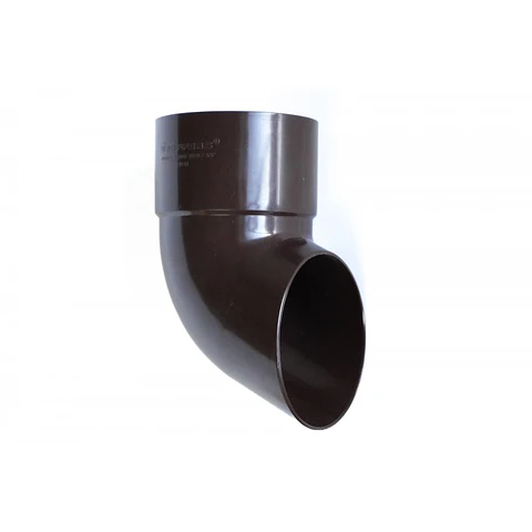 B80 Codo Canaleta Corto M-h Marrón 80 mm x 65° Hoffens