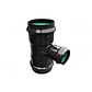 Tee Colector PVC SN-4 200X110 mm Inyectado Goma Verde Hoffens - Miniatura 1