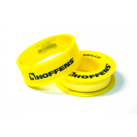 Teflón Amarillo 1" x 6,6 mts. Certificado Hoffens