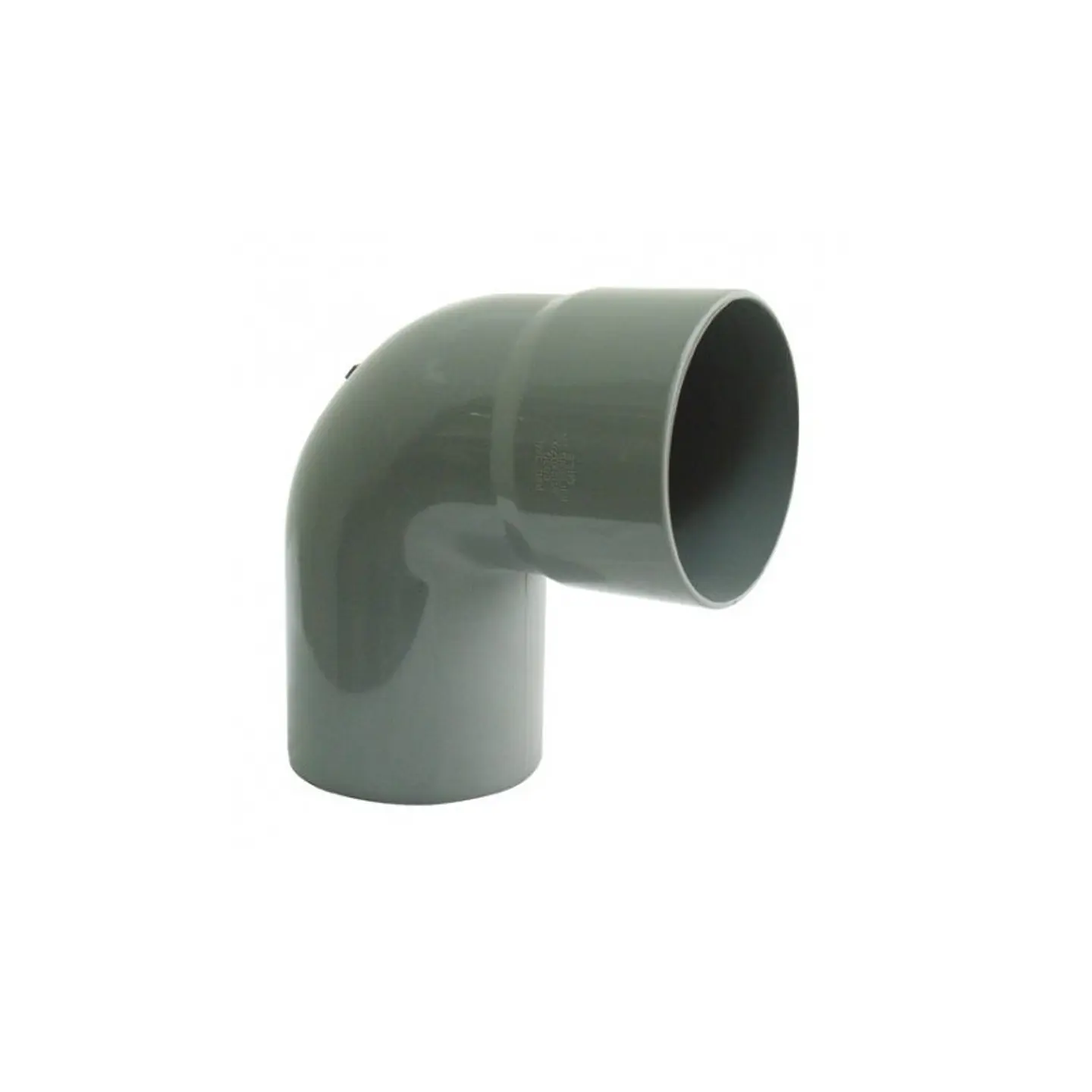 Codo PVC Sanitario Gris 50 x 87,5 Hoffens 1